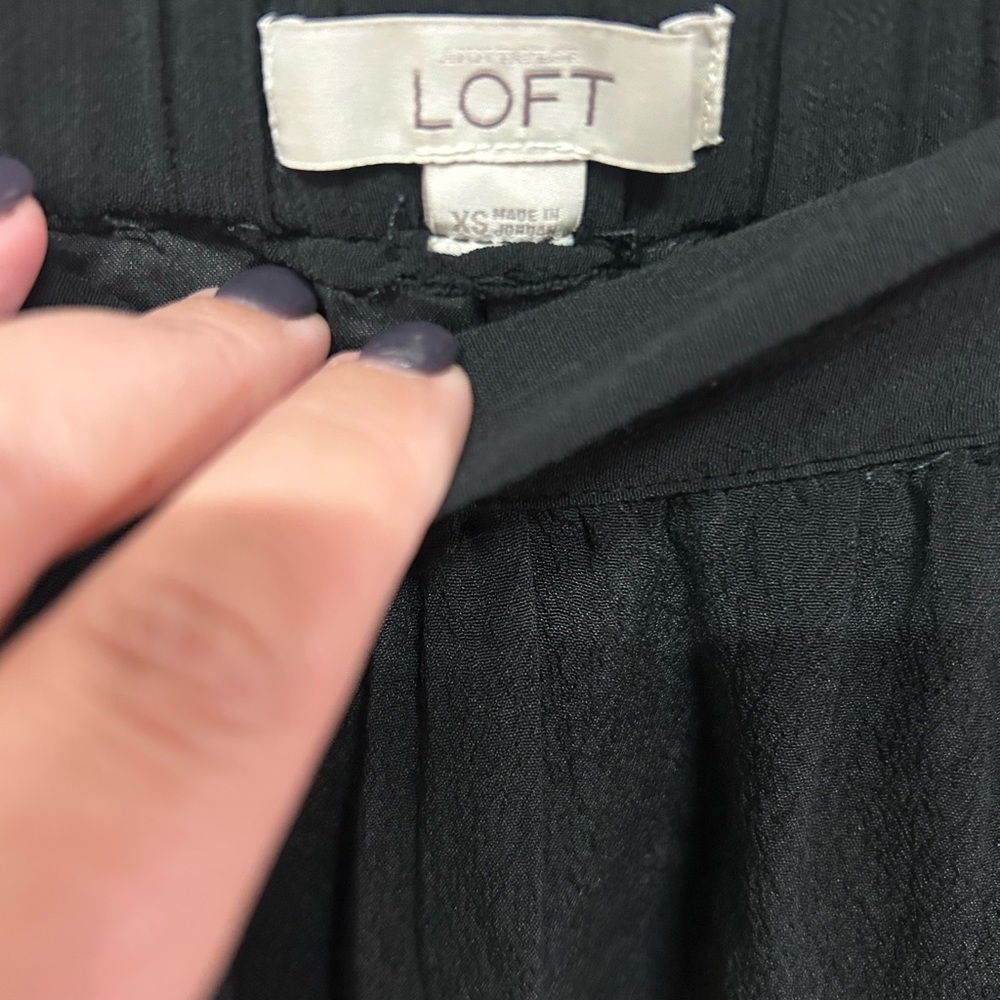 Ann Taylor Loft size extra small black maxi skirt - Picture 7 of 10